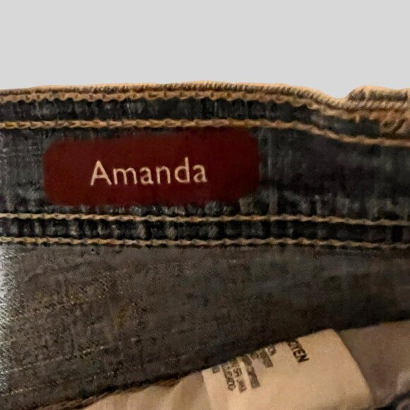 Gloria Vanderbilt Sz 10 Amanda Straight Leg Stretch Classic Fit Denim Jeans - Picture 7 of 8